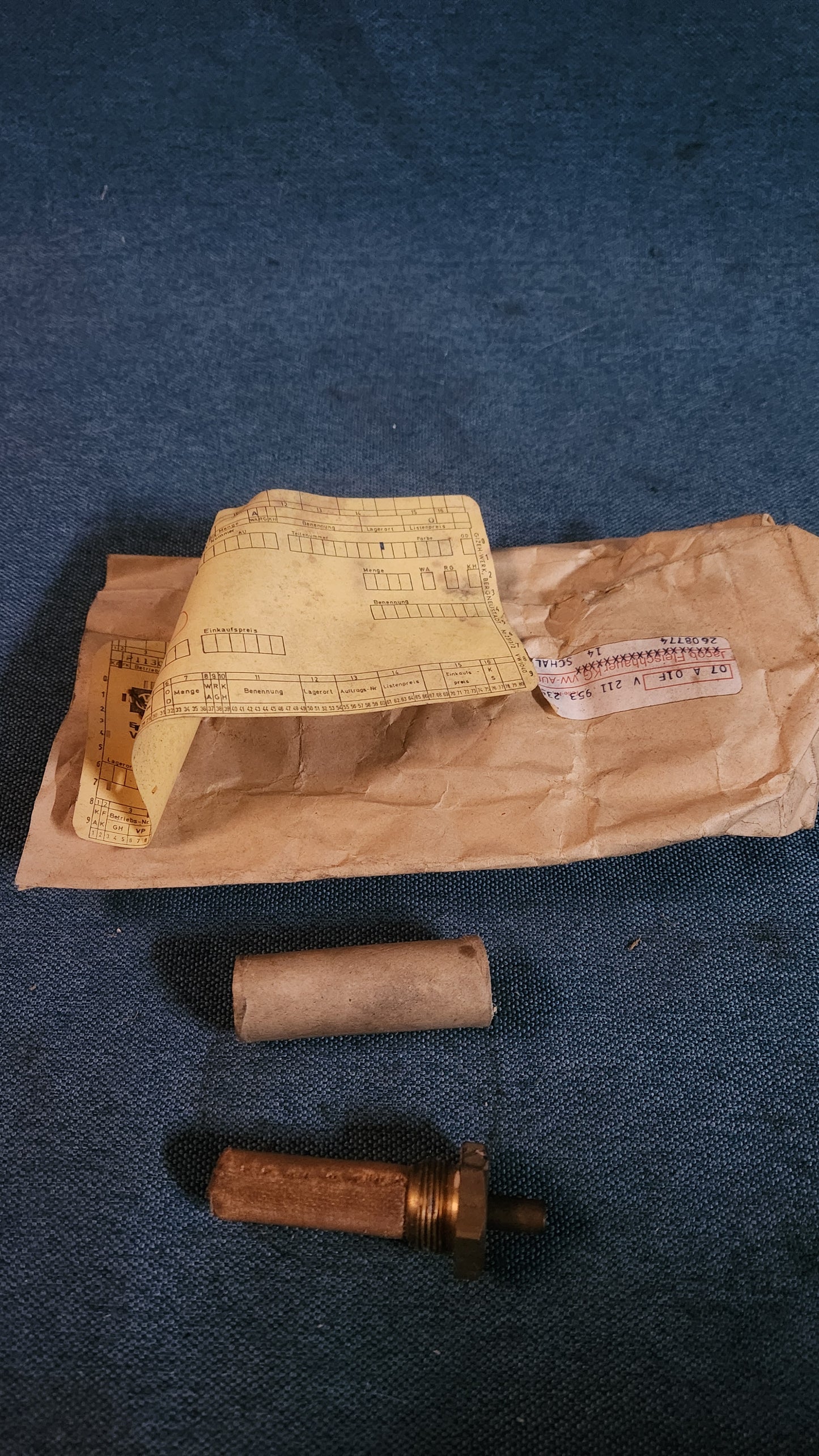 Tanksieb Verschraubung Porsche 911 912 90120102301 Nos E8