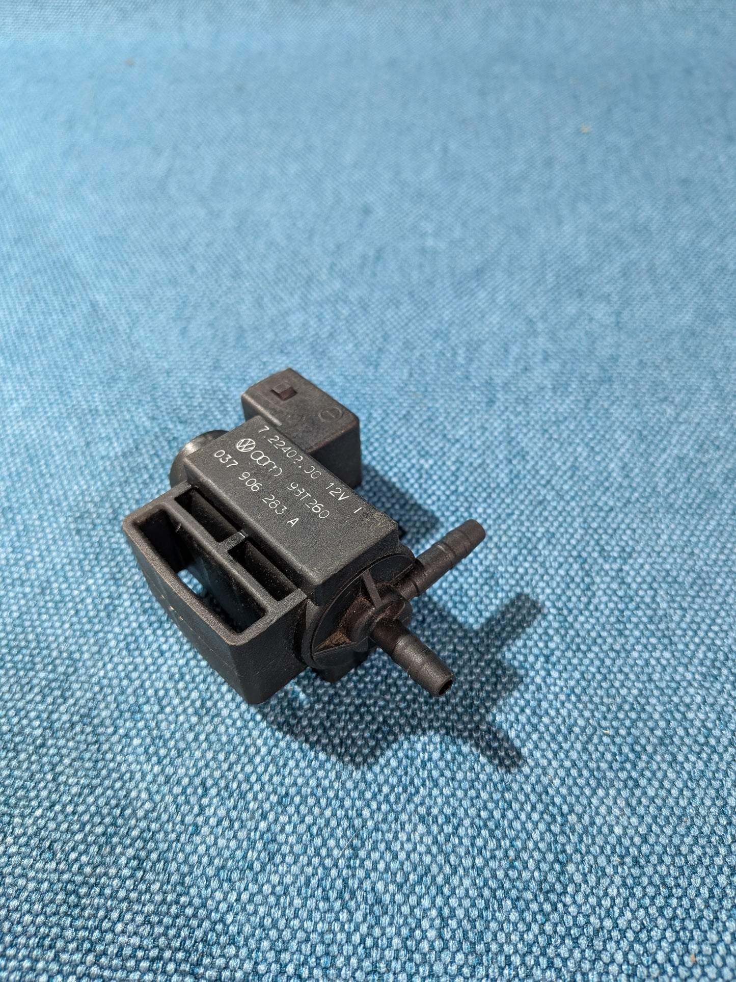 Magnetventil Kraftstofförderanlage Druckwandler Abgassteuerung Luftsteuerung-Ansaugluft Audi A3 8L/A4/B5/B6/A6 C5/Passat 3B/BG/Golf 3 037906283A Gebraucht A12