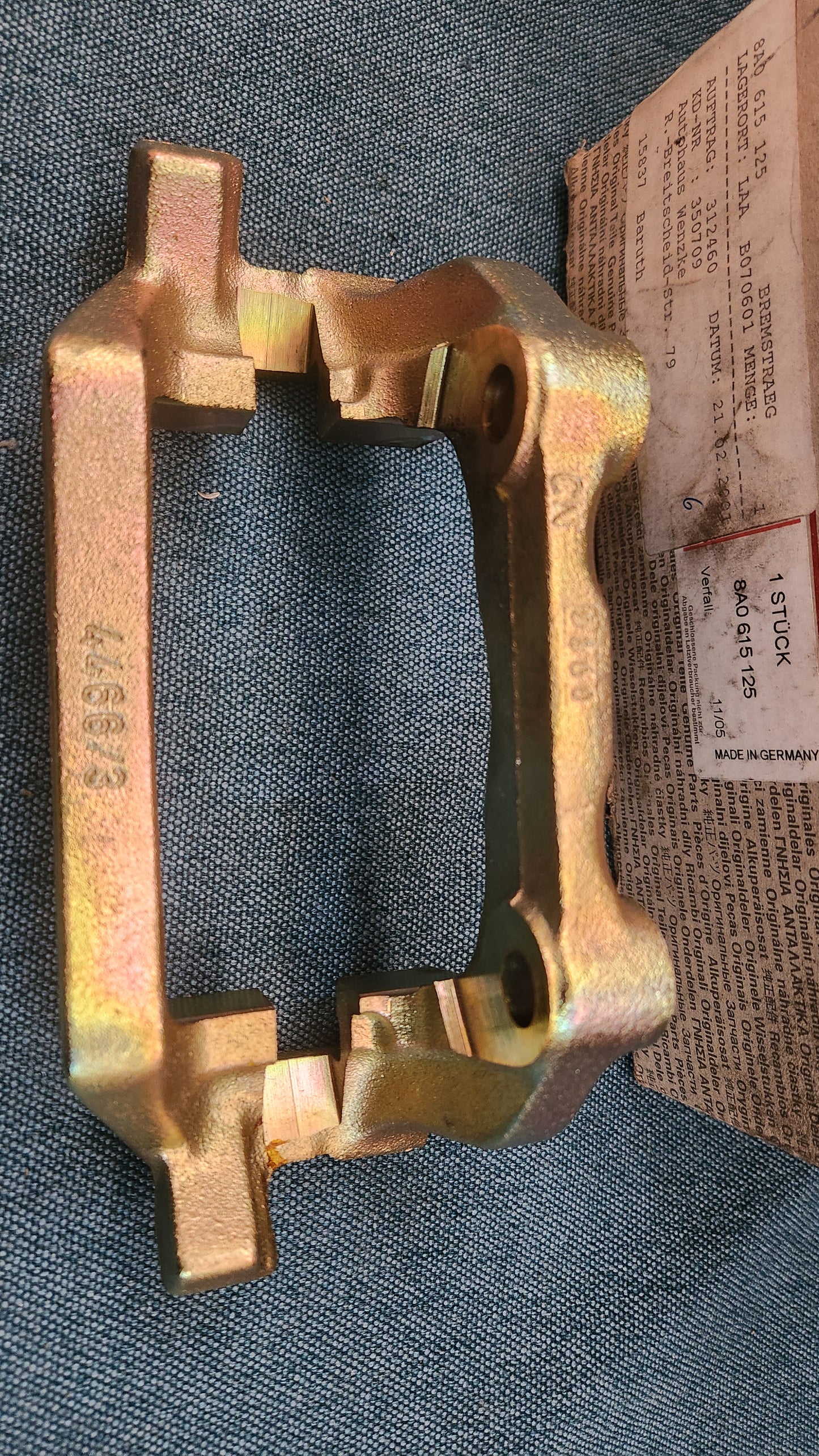 Bremssattelträger Lucas Audi 80 B4/A4 B5 8A0615125 Nos F5