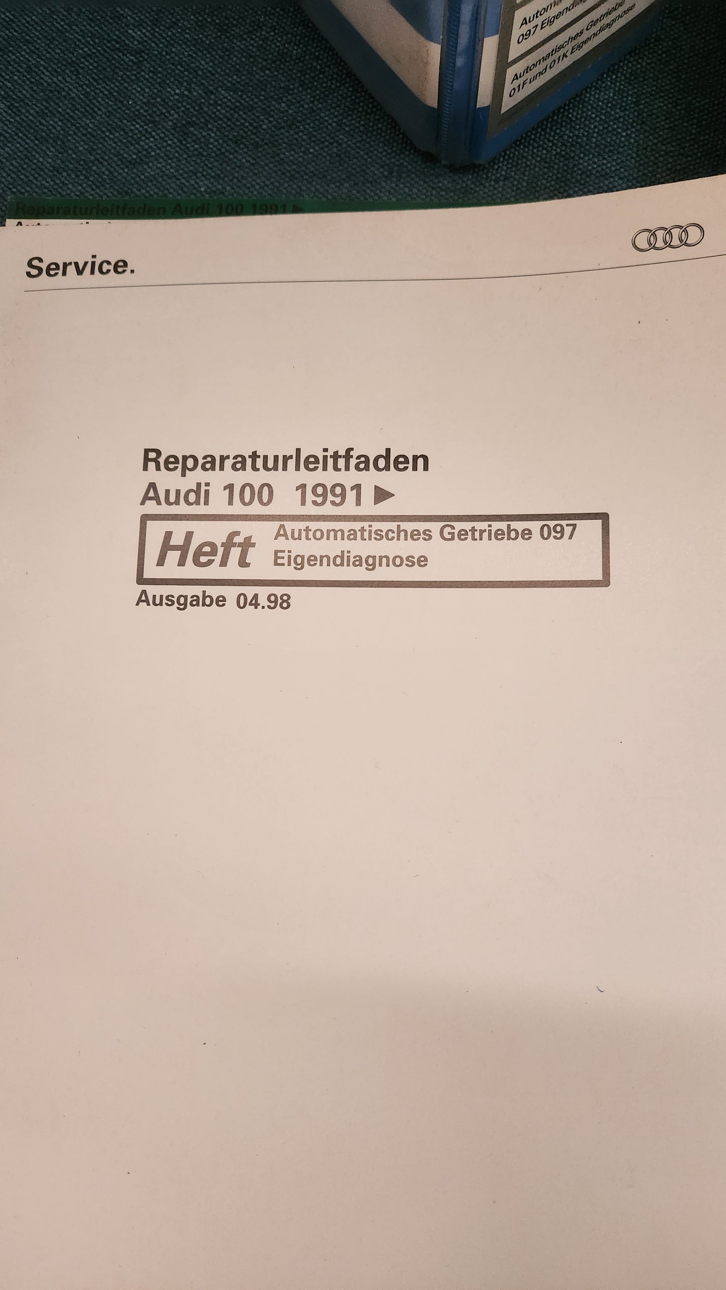 Repair manual, workshop manual