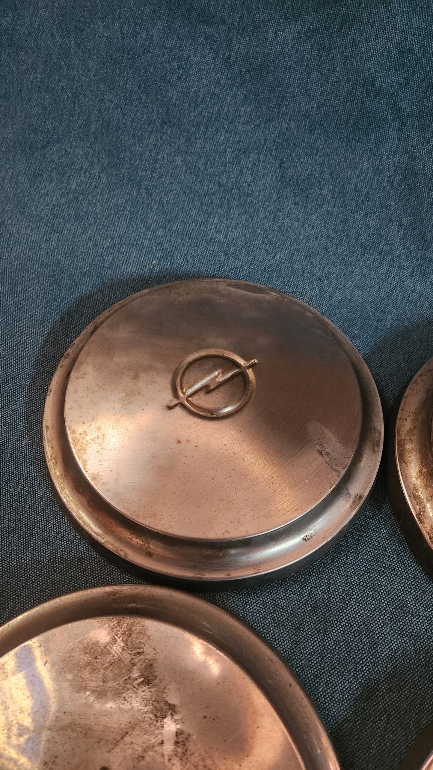 Opel Chrom Radkappen Manta Kadett Ascona Gebraucht D6