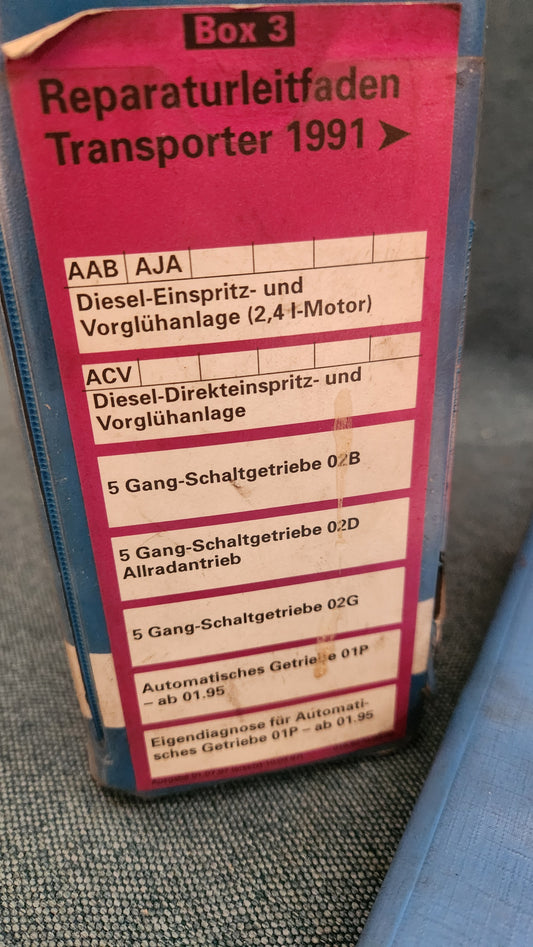 Repair manual, workshop manual