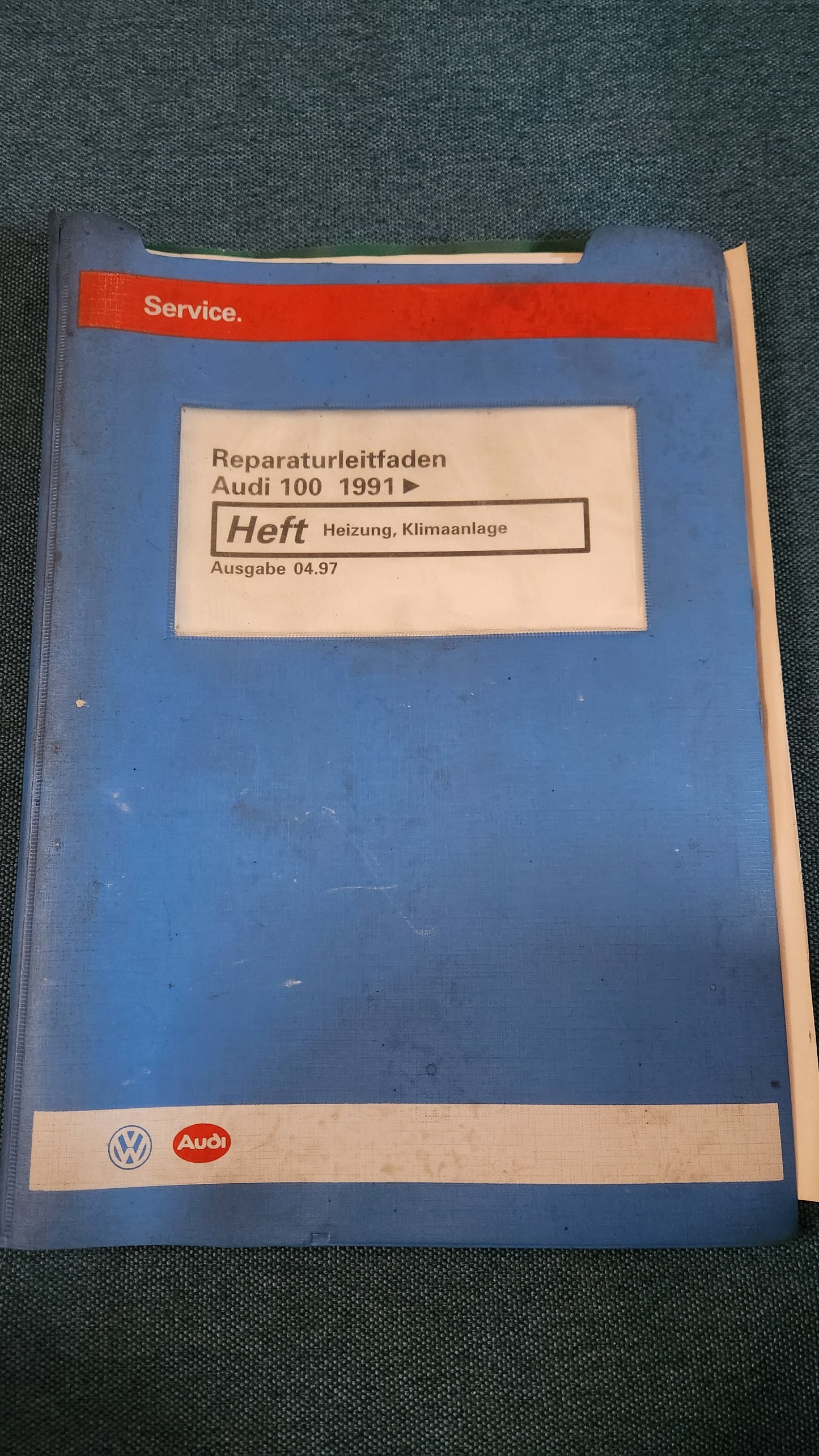 Audi 100 C4 Heizung Klimaanlage Reparaturleitfaden Werkstattbuch