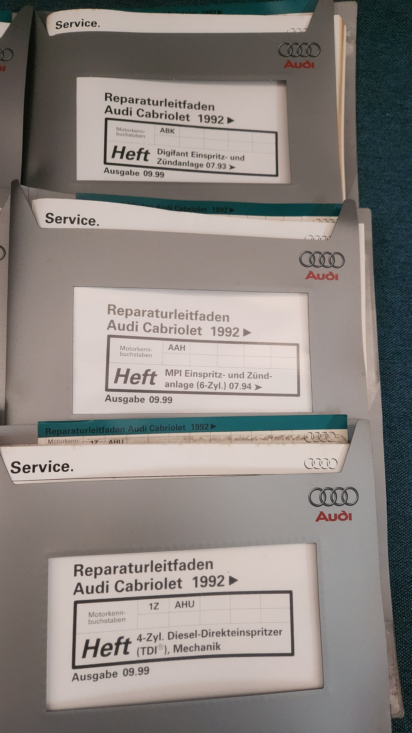 Audi 80 Cabriolet Typ 89 B4 Reparaturleitfaden Werkstattbuch