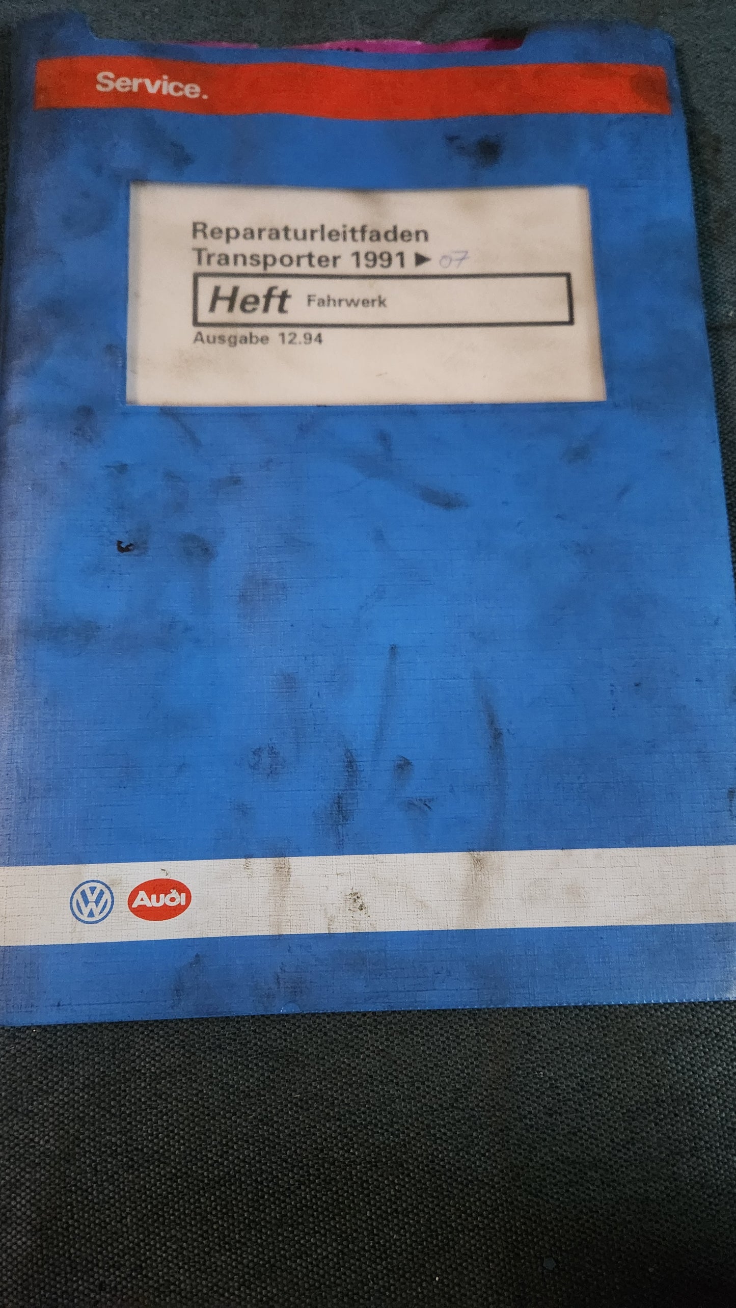 T4 Bus Fahrwerk Reparaturleitfaden Werkstattbuch