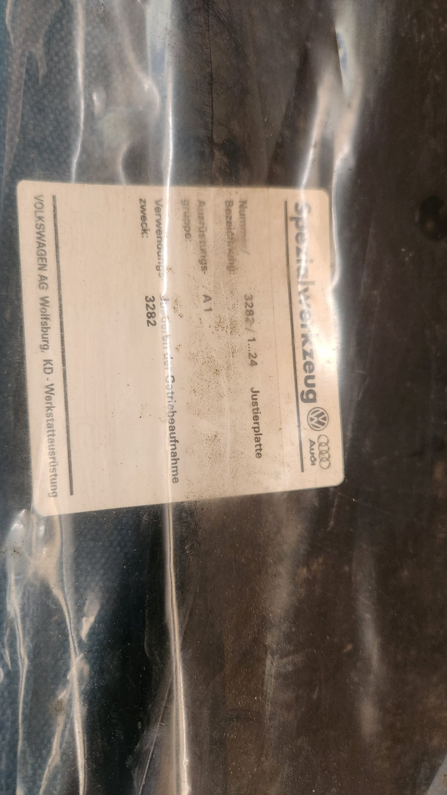 Matra 3282 Justierplatte für Getriebeaufnahme NOS N4