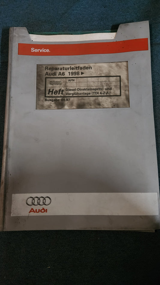 Audi A6 C5 AFN Motor Reparaturleitfaden Werkstattbuch