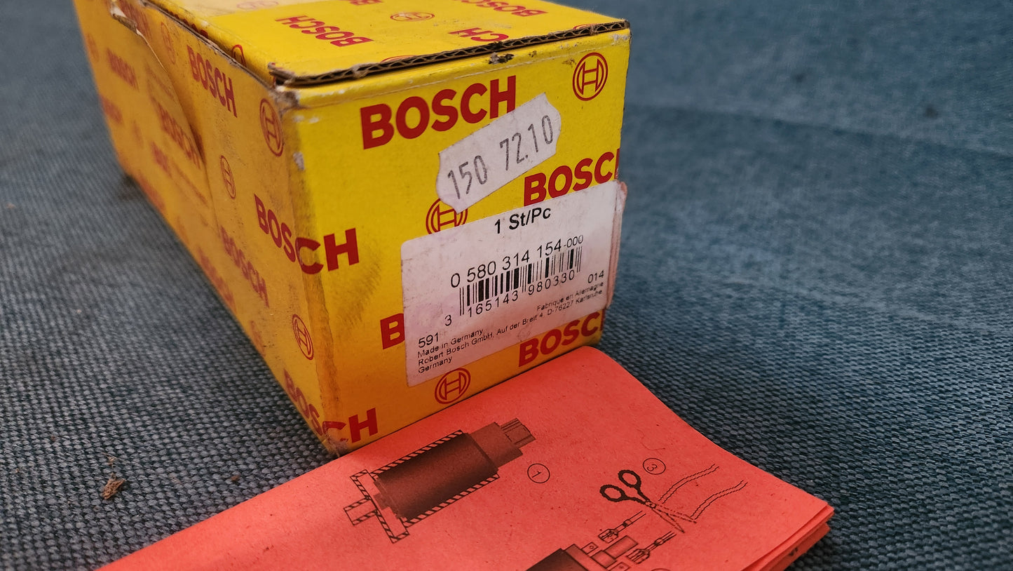 Bosch fuel pump Opel Astra Ascona Kadett Corsa Vectra 0580314154 Nos A3