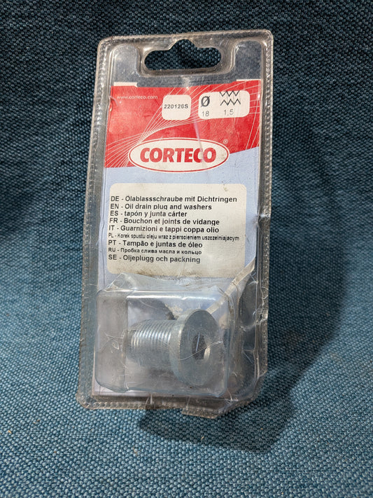 Oil drain plug Corteco Opel Astra H/Fiat/Barchetta/Brava/Bravo/Croma/Coupe/Ducato/Multipla/Lancia Delta 46476967 NOS/New A24