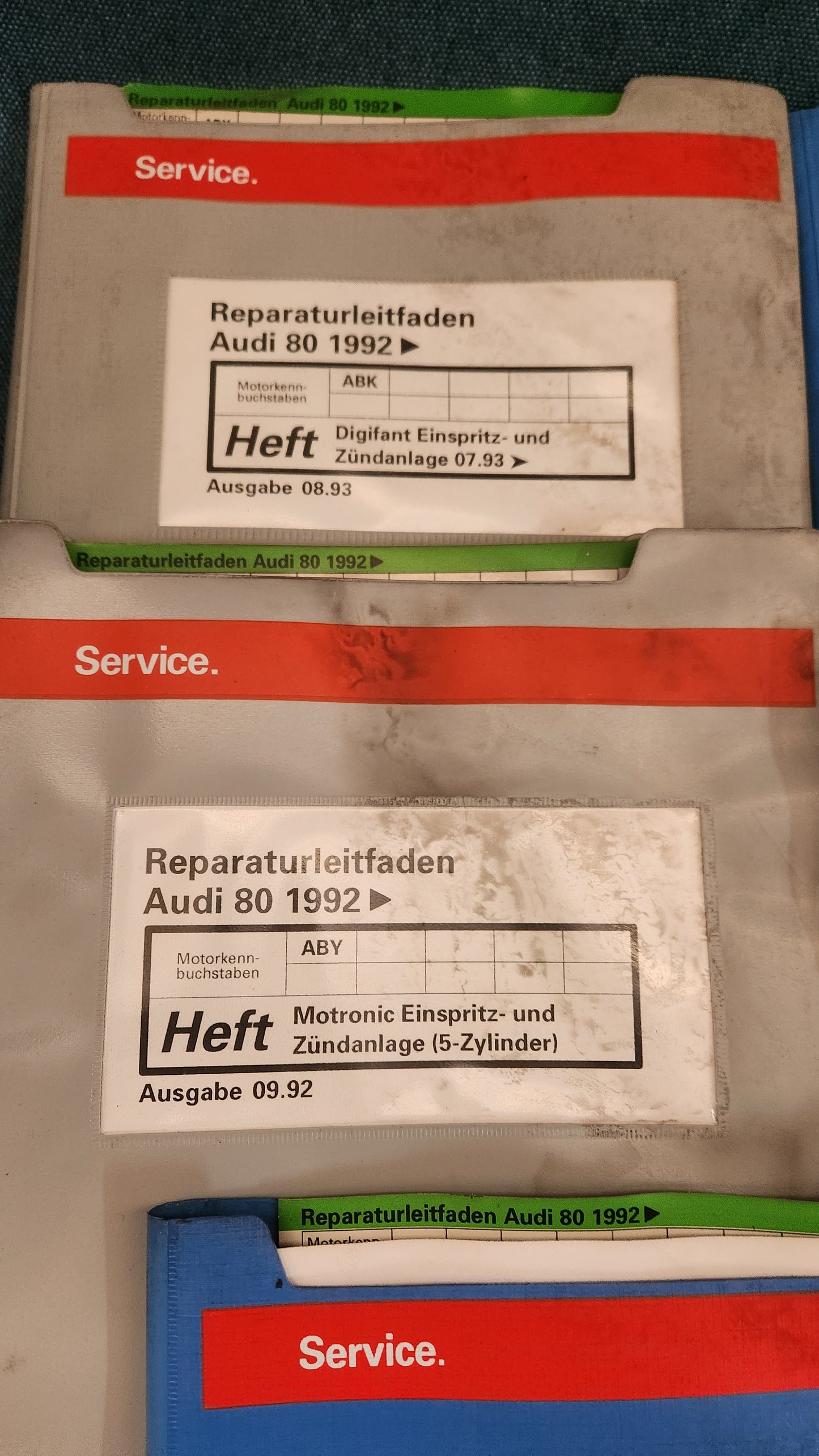 Audi 80 B4 Reparaturleitfaden Werkstattbuch