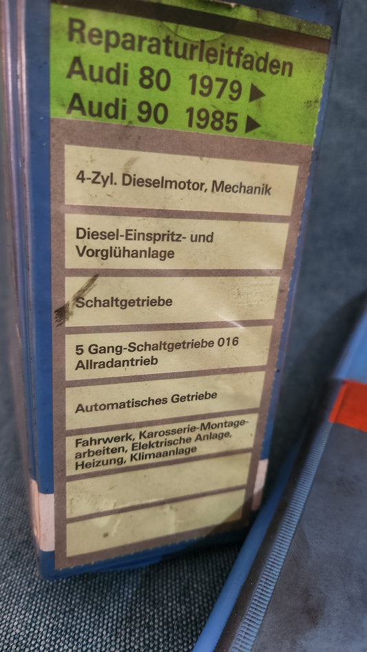 Audi 80/90 B2 Reparaturleitfaden Werkstattbuch Z2
