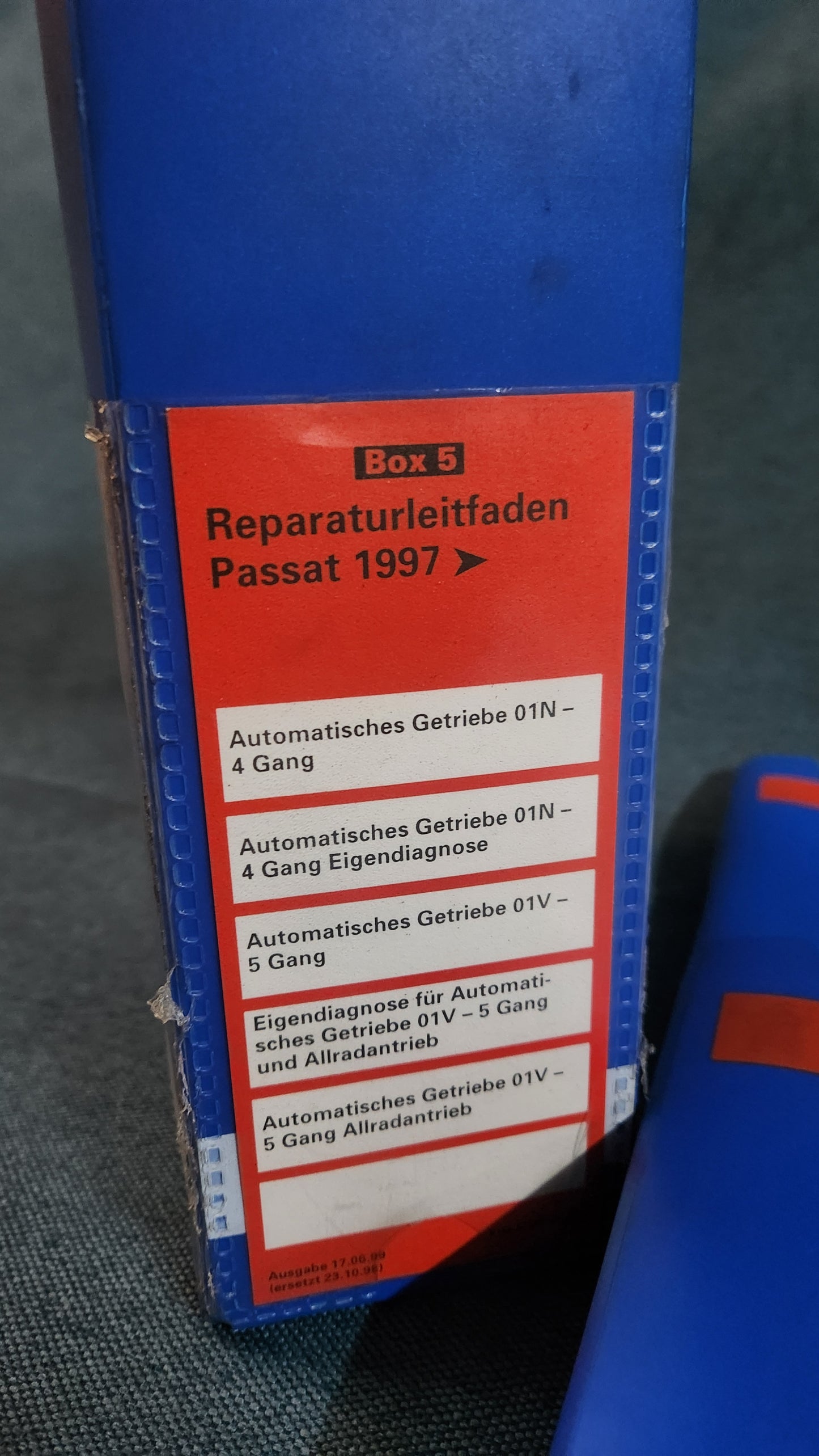 Passat 3B/BG Repair Manual Workshop Manual