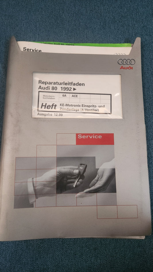 Audi 80 B4 6A ACE Motor Reparaturleitfaden Werkstattbuch