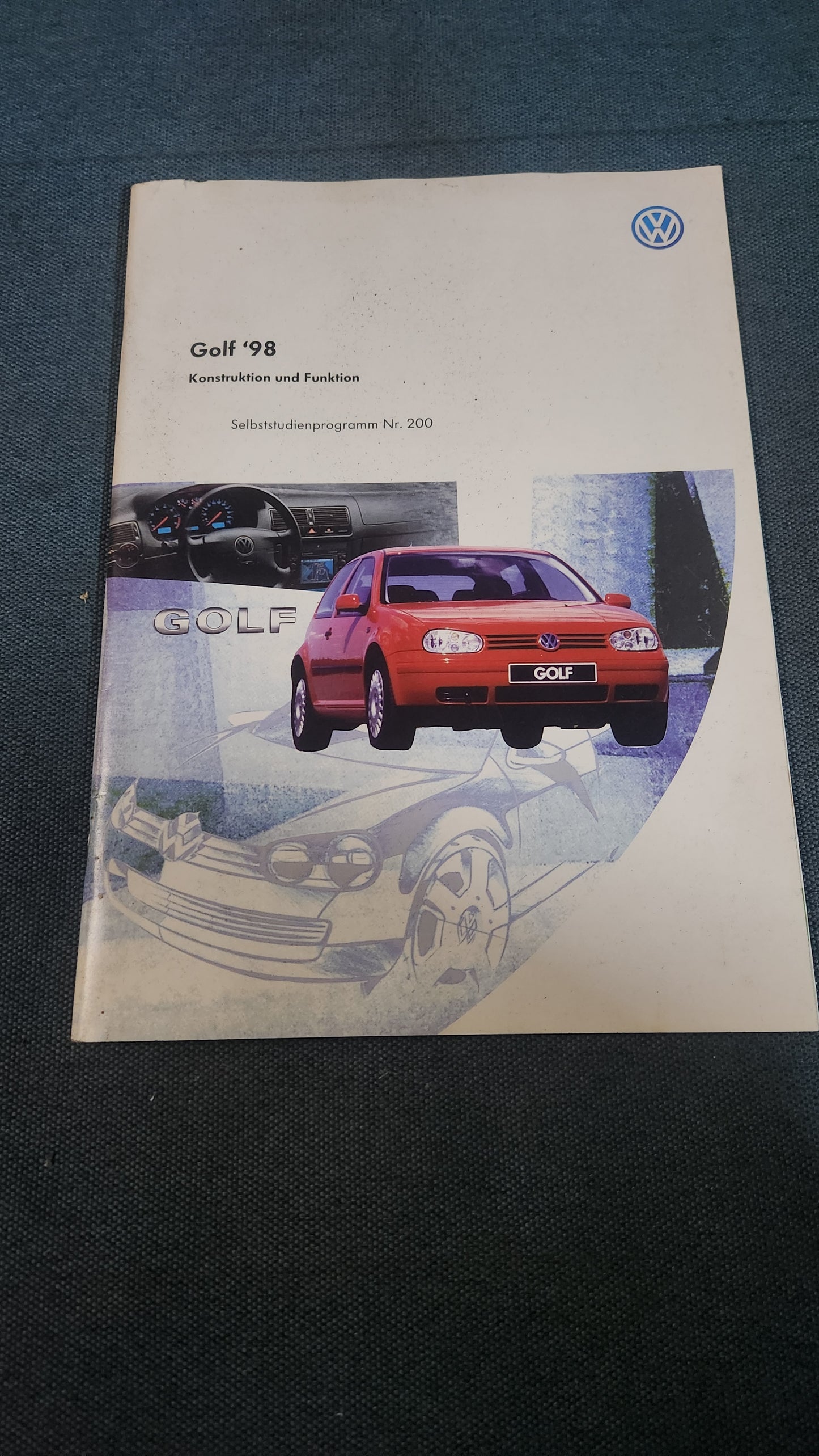 Golf 4 98 Konstruktion und Funktion Selbststudienpogramm Nr. 200 Reparaturleitfaden Werkstattbuch