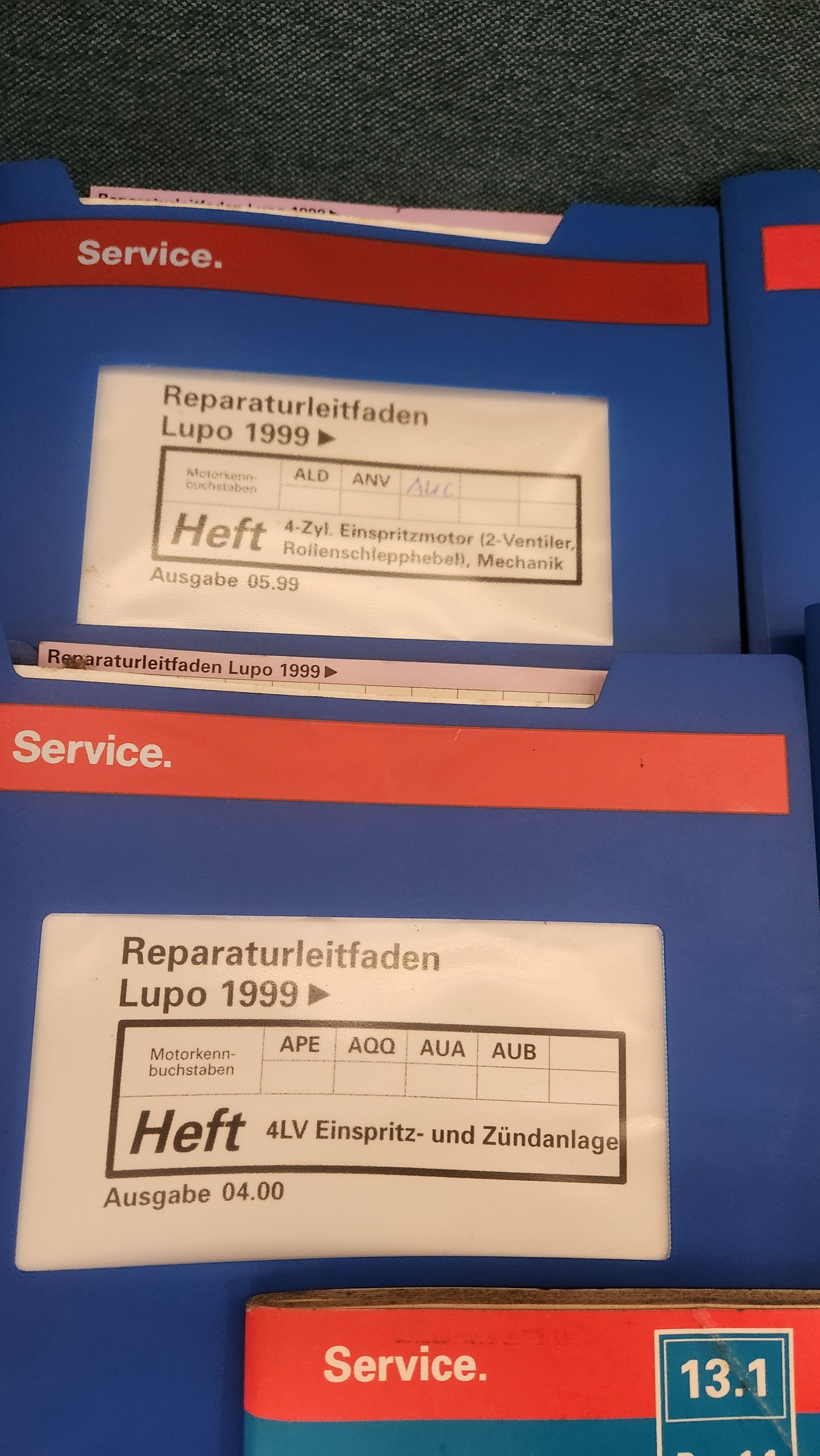 Lupo Reparaturleitfaden Werkstattbuch