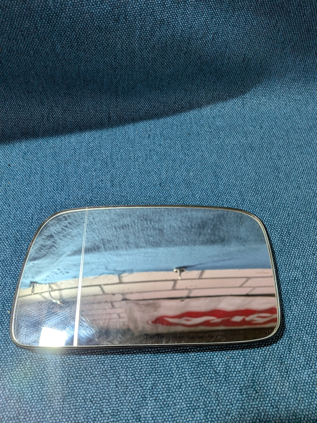 Spiegelglas für Außenspiegel links Golf/Jetta/2 0017275 191857521 NOS B24