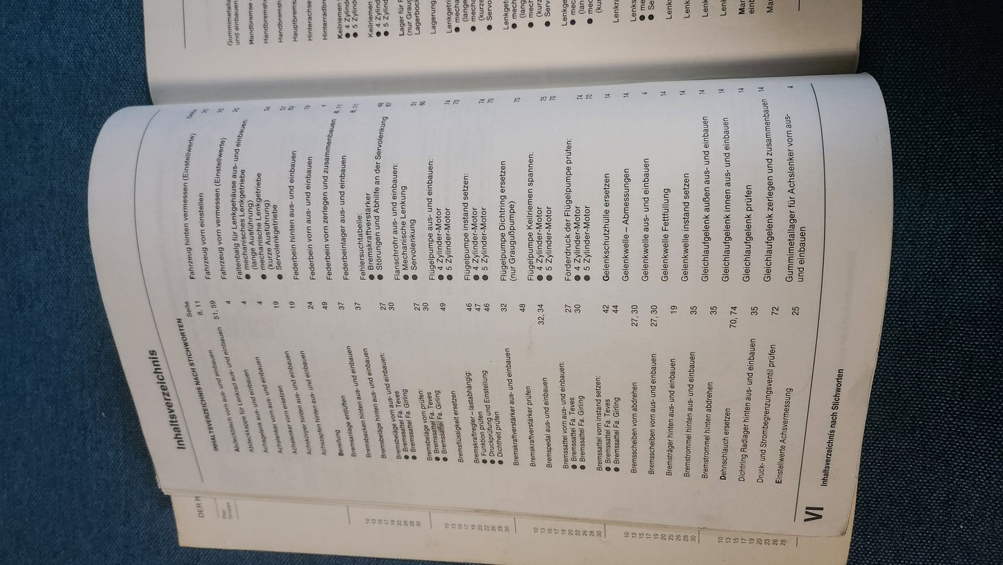 Audi 80 B2 Typ 81/85 Coupe Fahrwerk Reparaturleitfaden Werkstattbuch