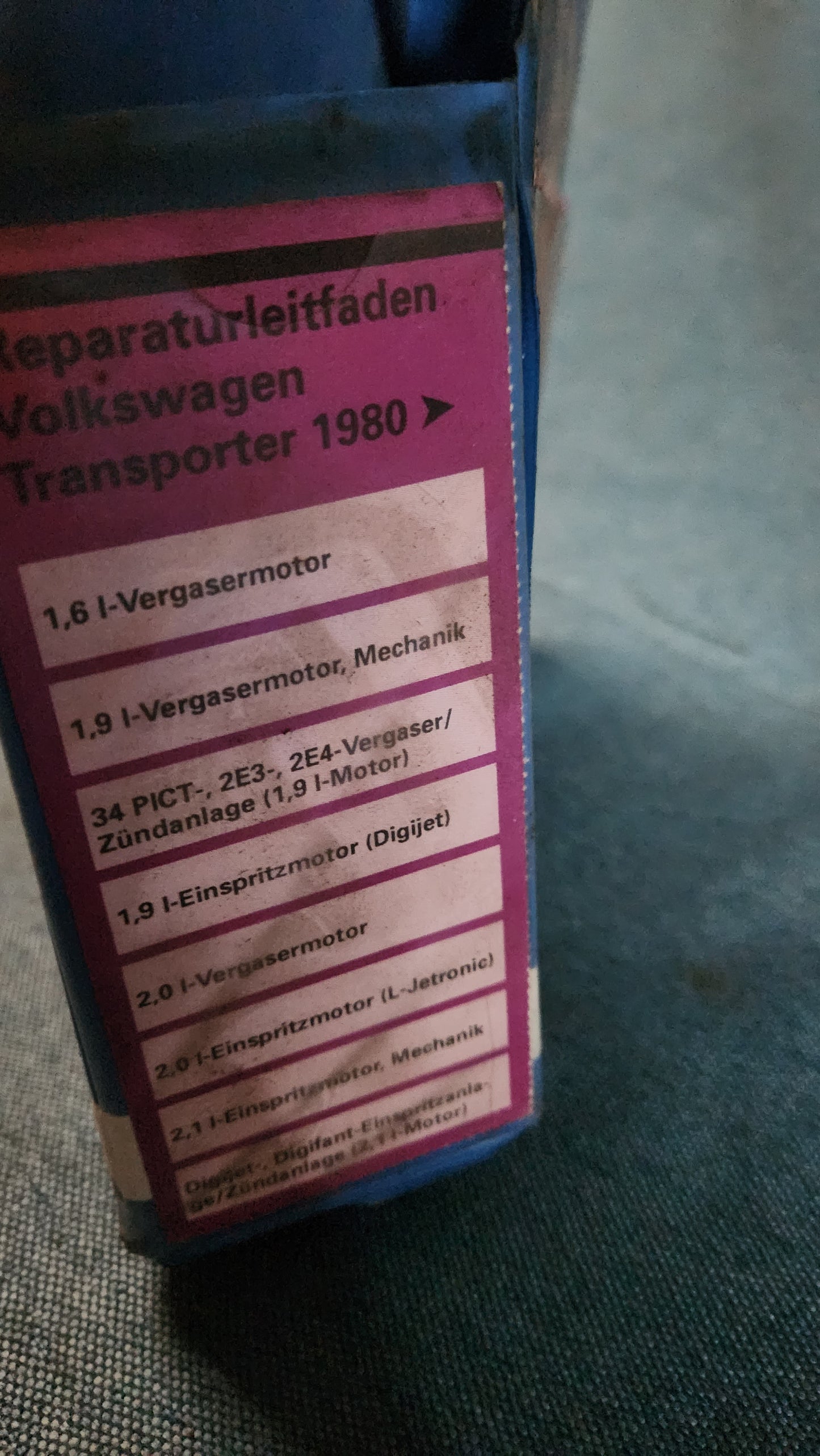 T3 Bus Reparaturleitfaden Werkstattbuch