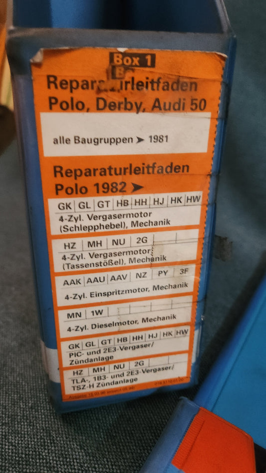 Polo 1/86C Audi 50 Derby Reparaturleitfaden Werkstattbuch Z1