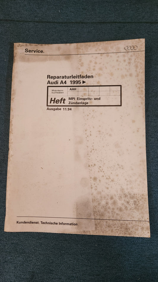 Audi A4 B5 AAH Reparaturleitfaden Werkstattbuch