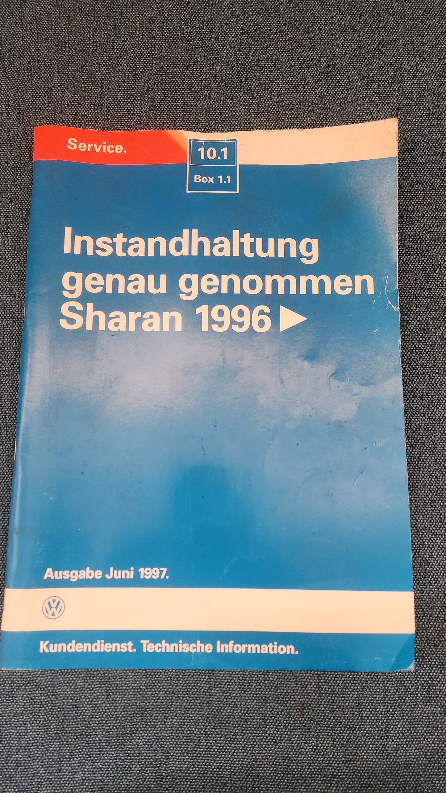 Sharan Maintenance, specifically Repair Guide and Workshop Manual