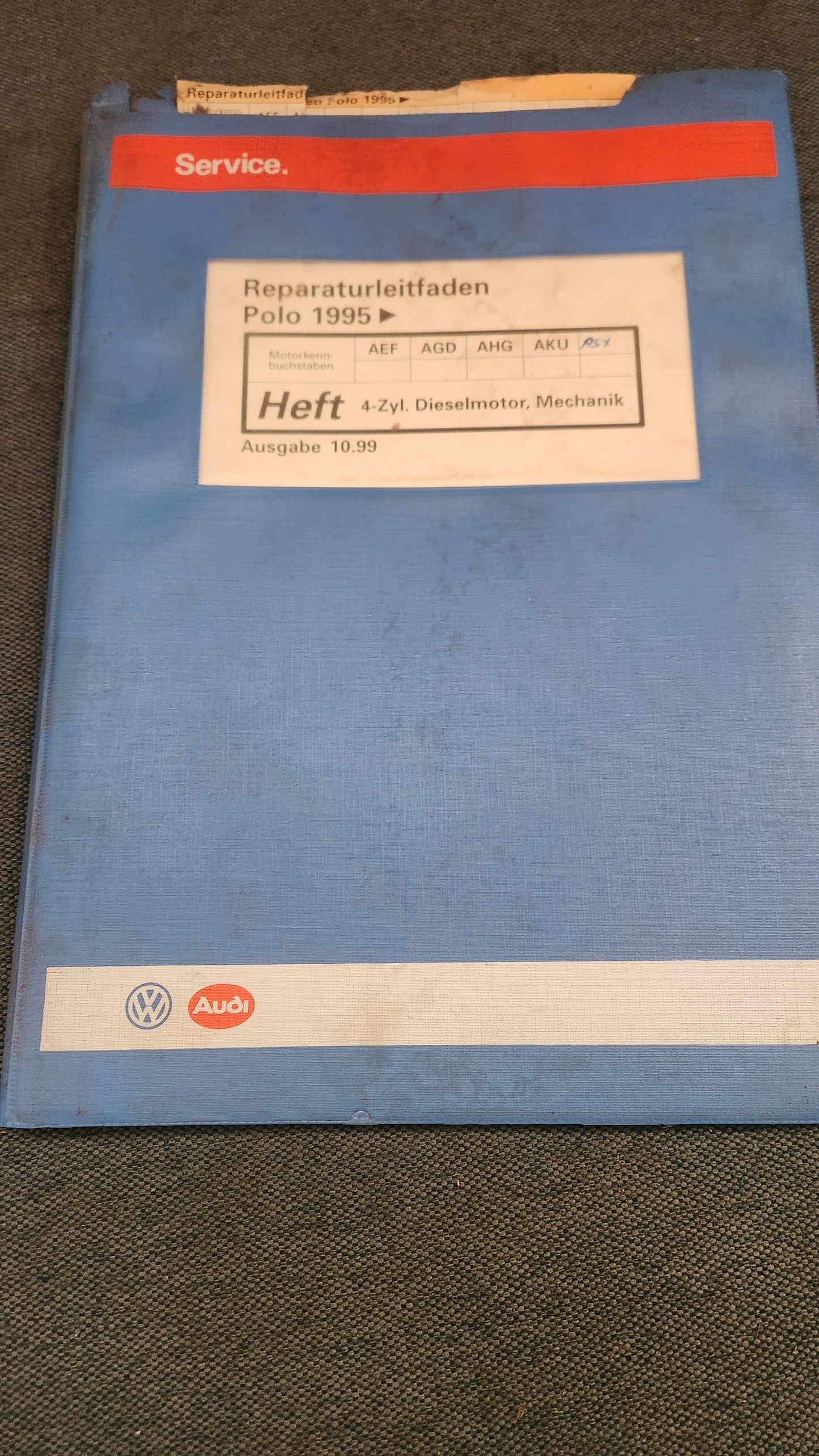 Polo 6N AEF AGD AHG AKU Motor Reparaturleitfaden Werkstattbuch