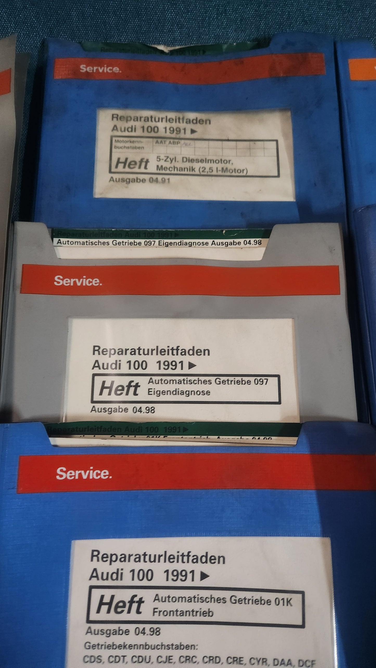 Audi 100 C4 Repair Manual Workshop Manual Z1