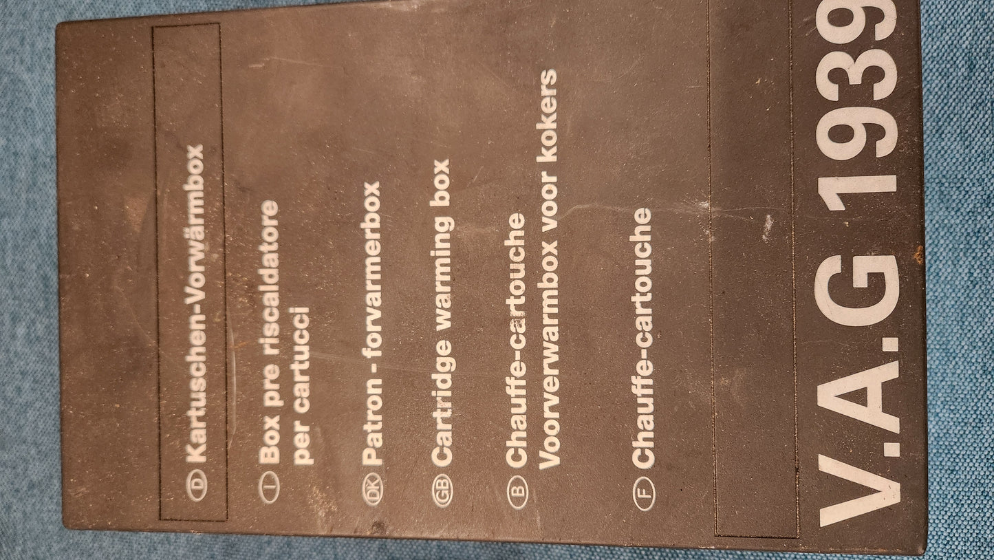 Kartuschen Vorwärmbox VAG 1939 Gebraucht H2