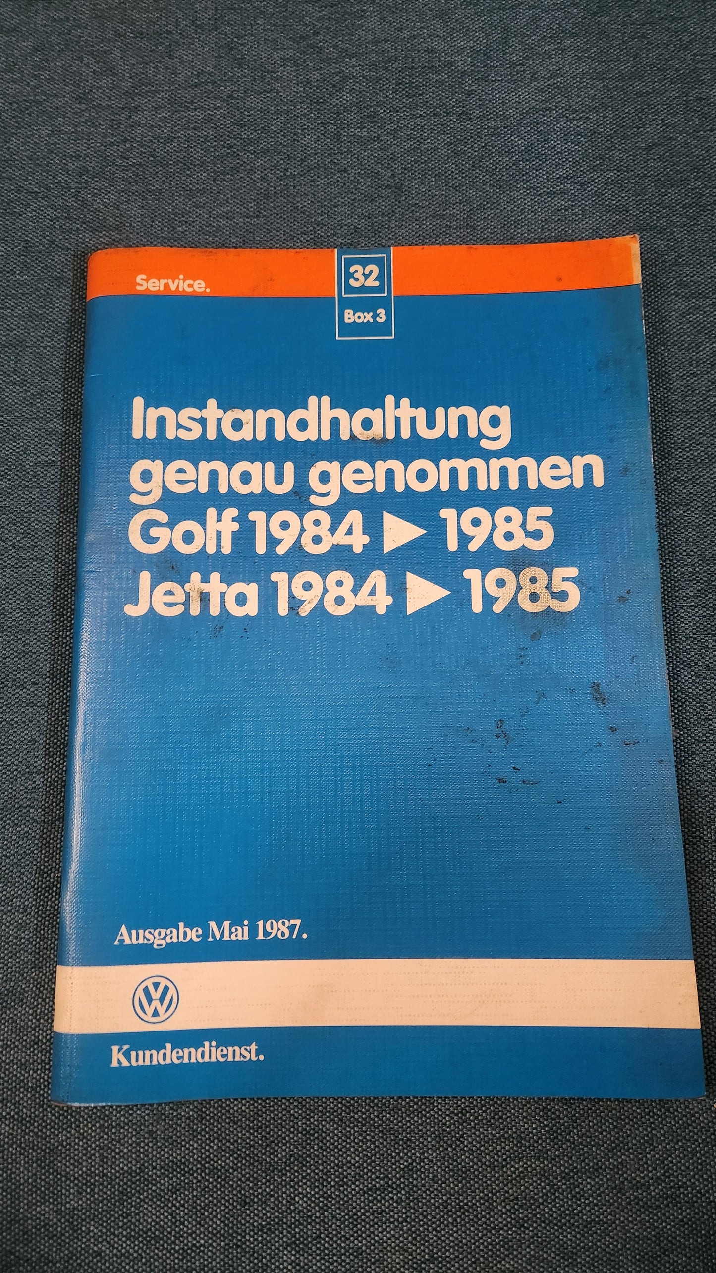 Golf/Jetta 2 Instandhaltung genau genommen Nr. 32 Reparaturleitfaden Werkstattbuch