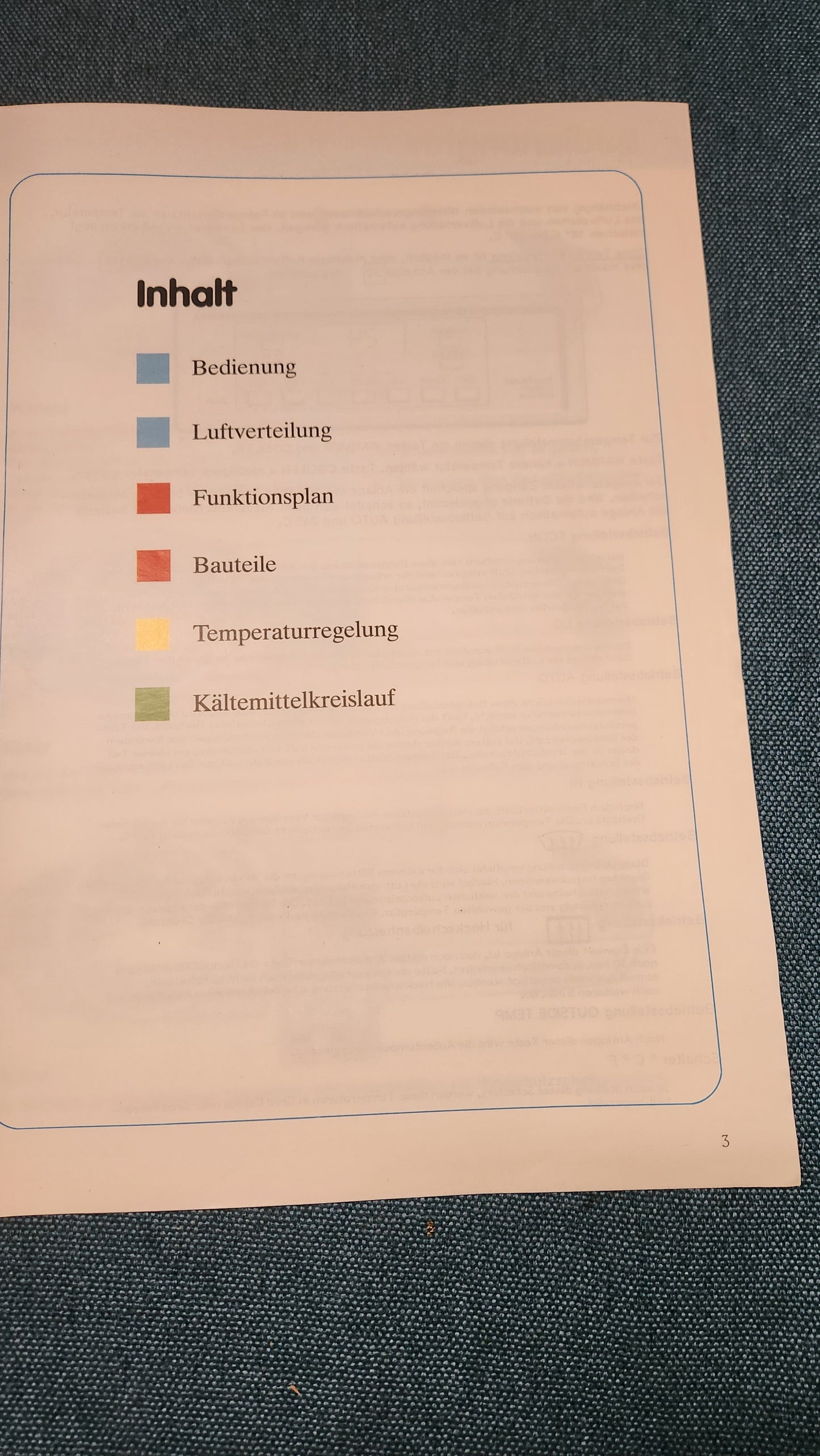 Klimaanlage mit automatischer Regelung Audi  Selbststudienpogramm Nr. 54 Werkstattbuch Reparaturleitfaden