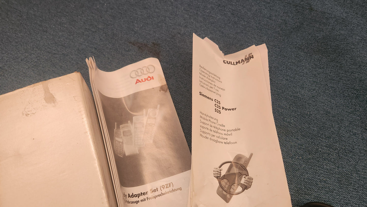 Connection set hands-free kit Passat 3B B5 Audi A8 A6 A4 3B0051435G Nos A1