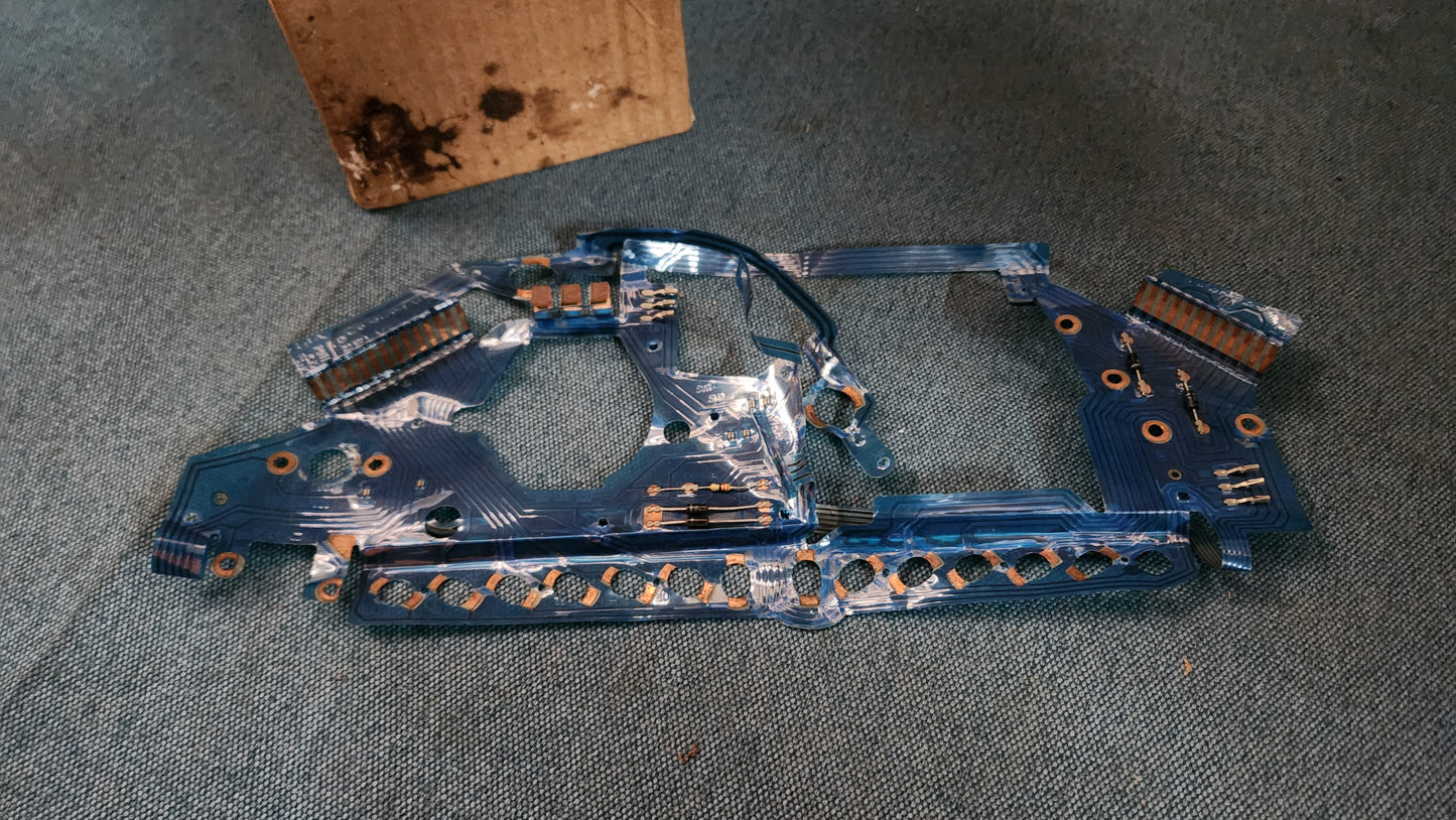 Audi 100 C3 Type 44 speedometer foil conductor foil 431919059J Nos B3