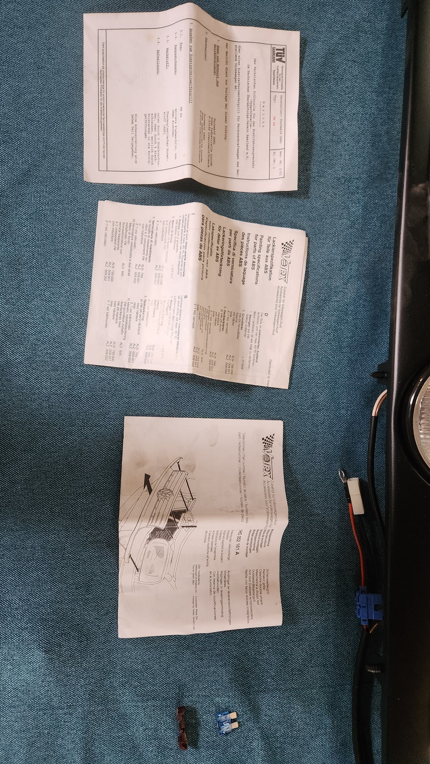 Golf 3 Votex Grill 1H0052161 A Nos T1/2