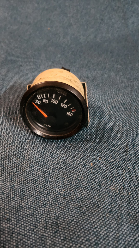 VDO Zusatzanzeige Zusatzinstrumen Temperatur Wasser/Öl 321919541A Gebraucht/Defekt D3