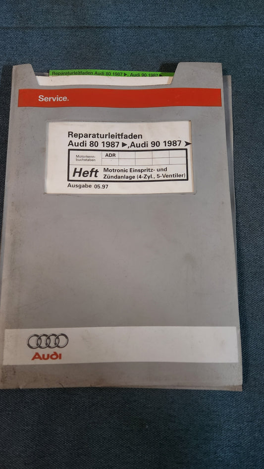 Audi 80/90 B3 ADR  Reparaturleitfaden Werkstattbuch