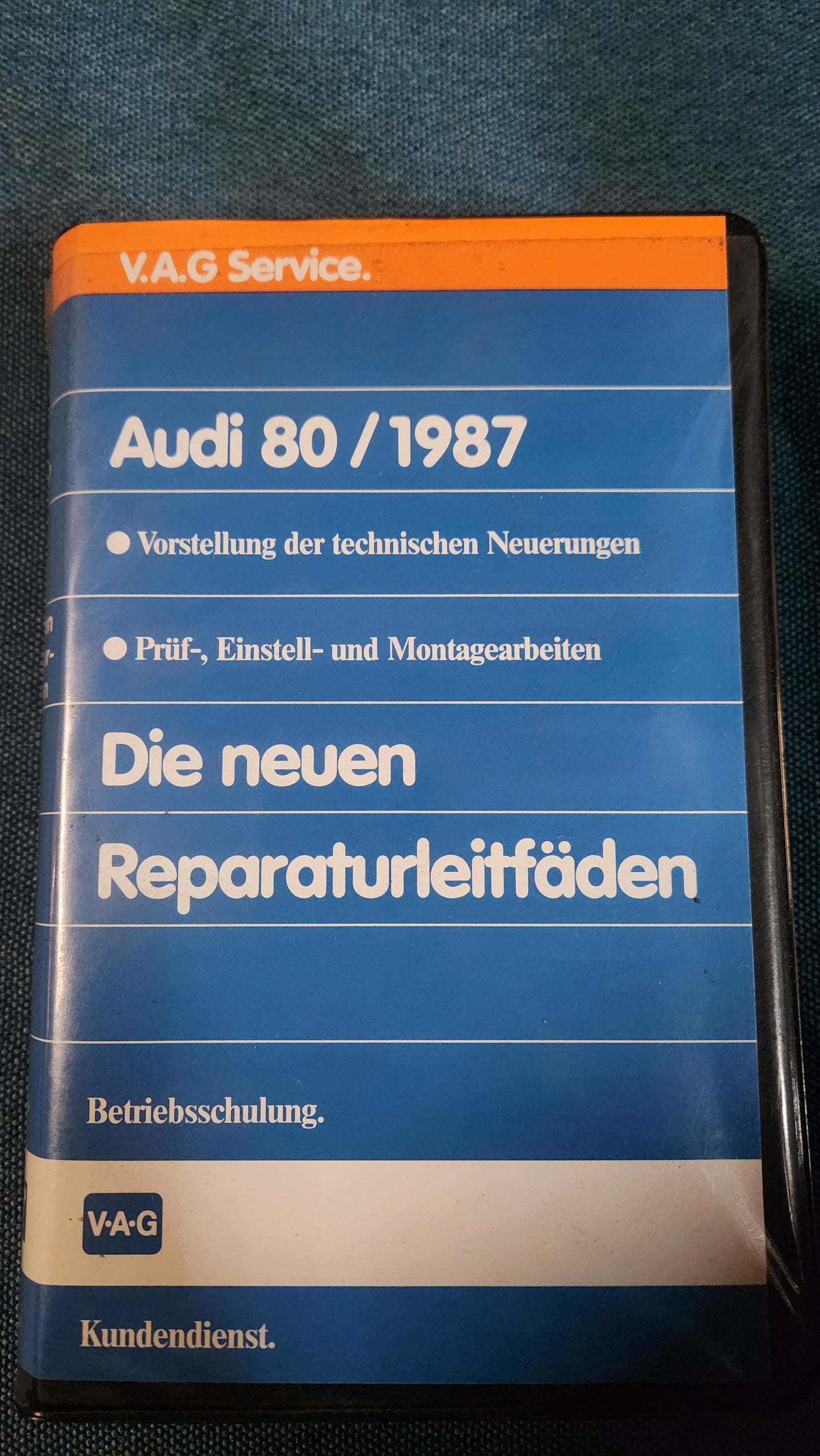 Audi 80 1987 B3 Reparaturleitfaden Werkstattfilm VHS