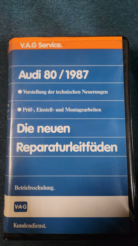 Audi 80 1987 B3 Repair Manual Workshop Film VHS