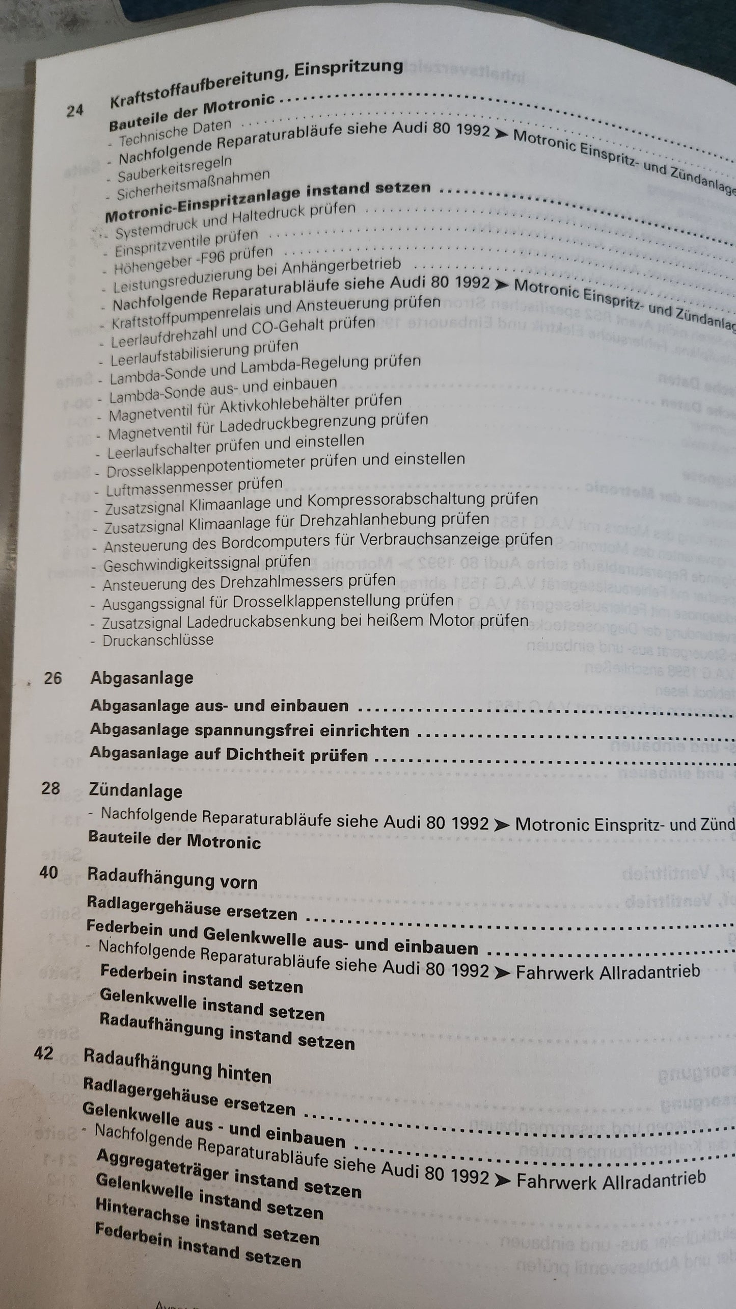Audi Rs2 Avant Reparaturleitfaden Werkstattbuch Rarität