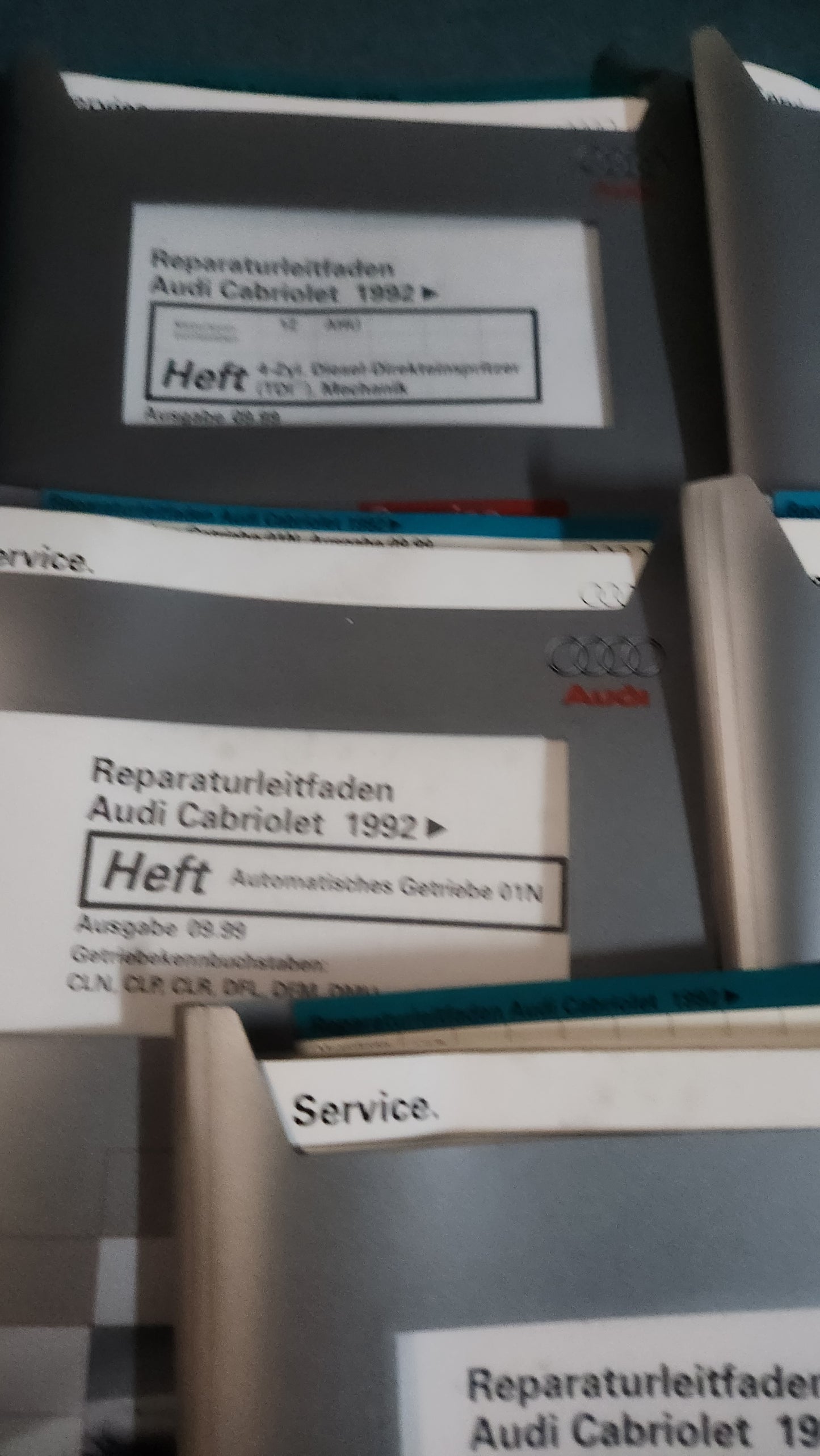 Audi 80 B4 Cabriolet Typ 89 Reparaturleitfaden Werkstattbuch Neu Sehr selten