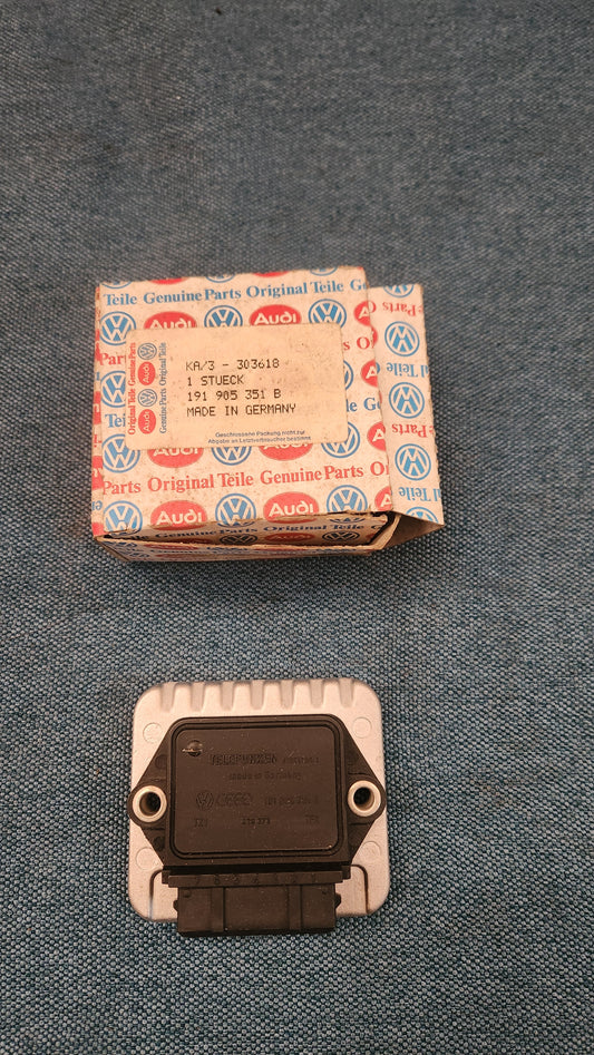 Ignition Control Module Golf/Jetta/1/2/Polo86C/T3/Passat B2/B3/Audi100/200/C2/C3/80/B2/B3 191905351B NOS B4
