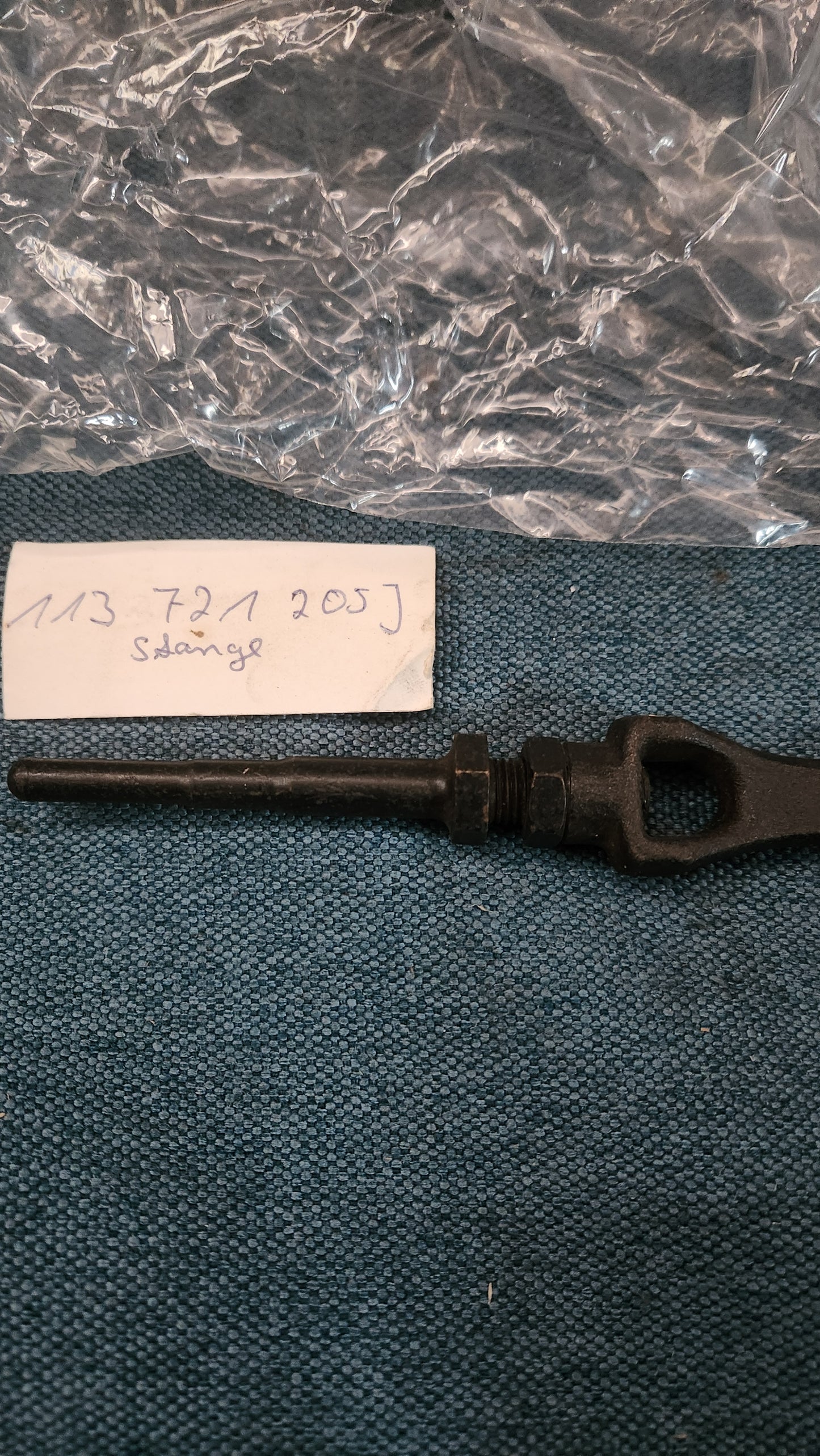 Druckstange Hauptbremszylinder Kübelwagen Typ1/3 Käfer Karmann Ghia 113721205J Nos S6
