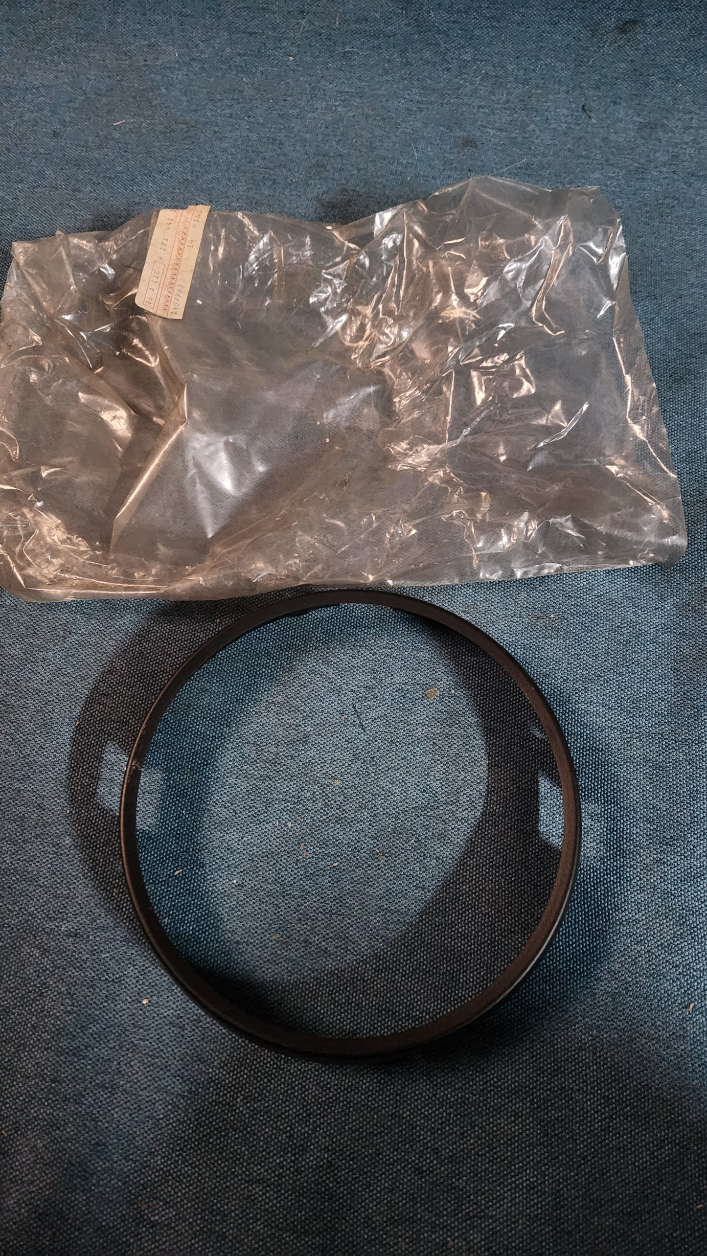 Golf 1 Scheinwerfer Abdeckung Schwarz 171941175 Nos E5