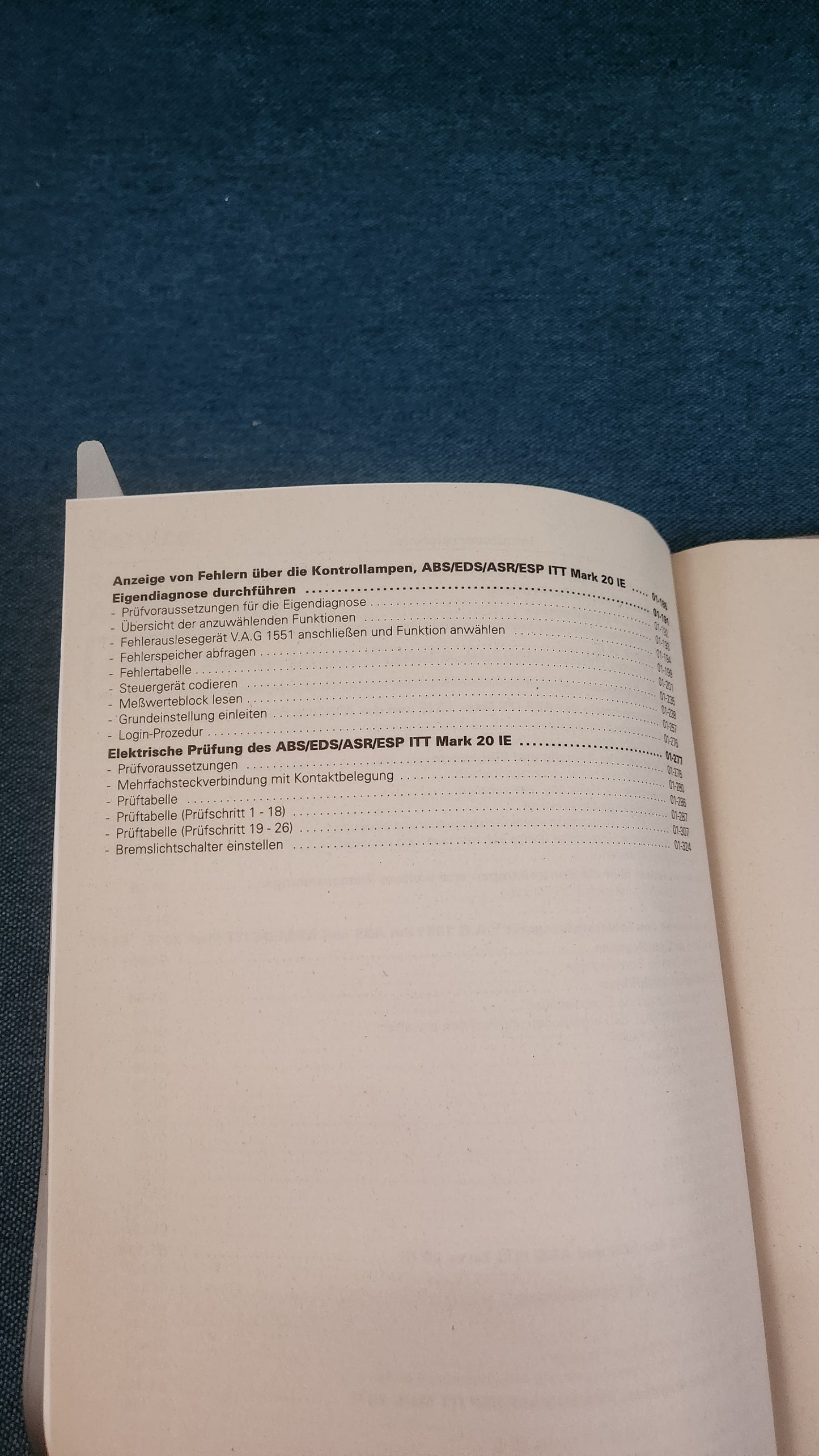 Audi TT 8N Chassis Self-Diagnosis Repair Manual Workshop Manual