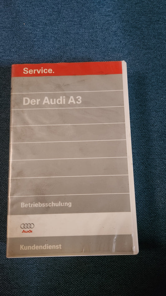 The Audi A3 8L repair manual workshop film VHS