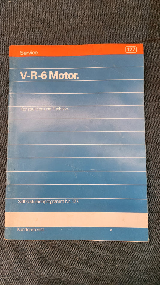 Vr6 Motor Golf 3 Passat 35I Vento Selbststudienprogramm Nr. 127 Reparaturleitfaden Werkstattbuch