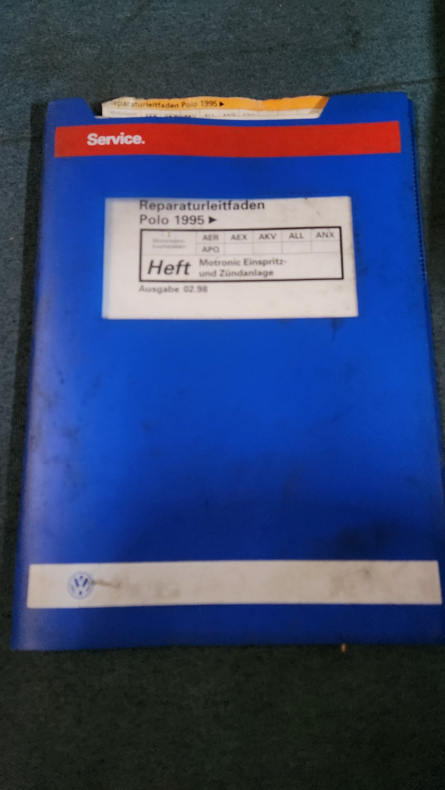 Polo 6N AER AEX AKV ALL ANX APQ Motor Reparaturleitfaden Werkstattbuch