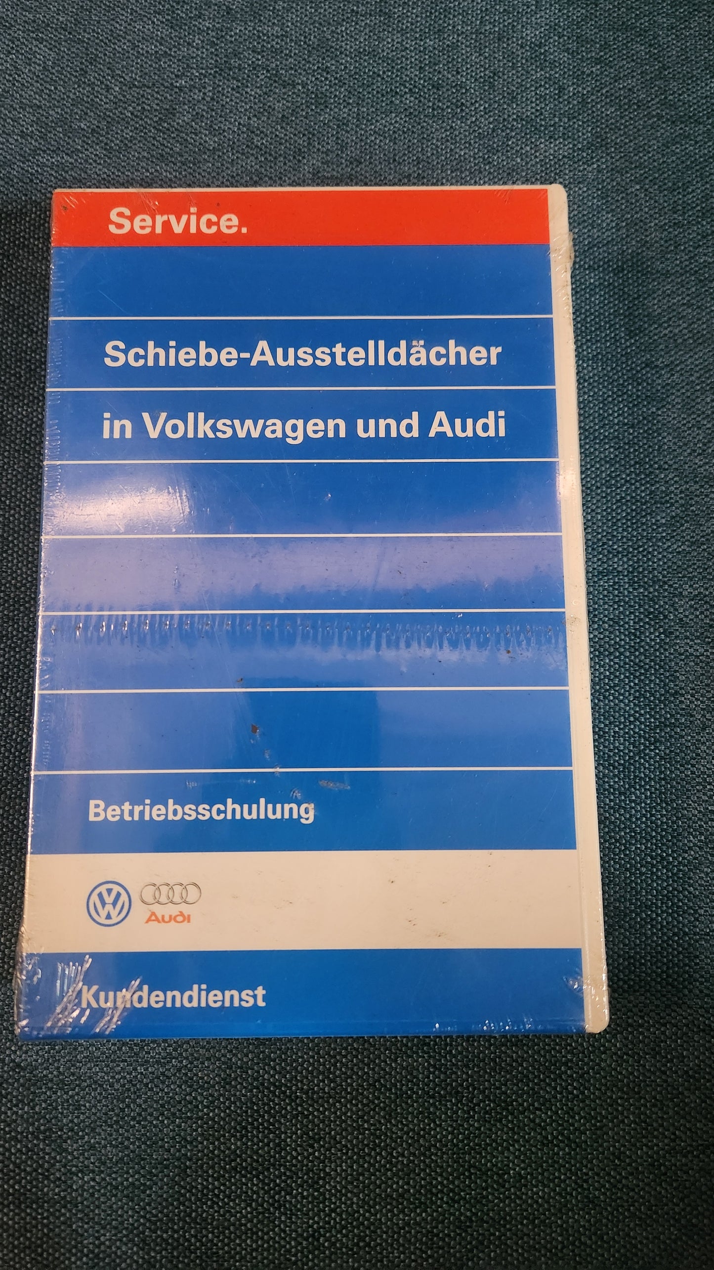 Schiebe-Austelldächer in Volkswagen und Audi Reparaturleitfaden Werkstattfilm VHS