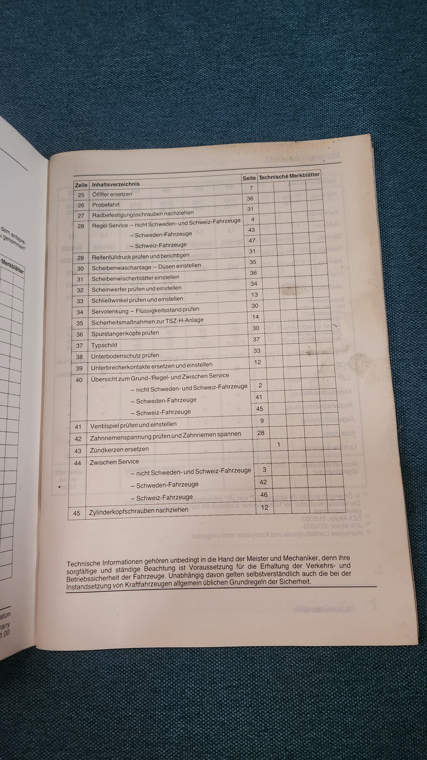 Golf/Jetta 2 Instandhaltung genau genommen Nr. 32 Reparaturleitfaden Werkstattbuch