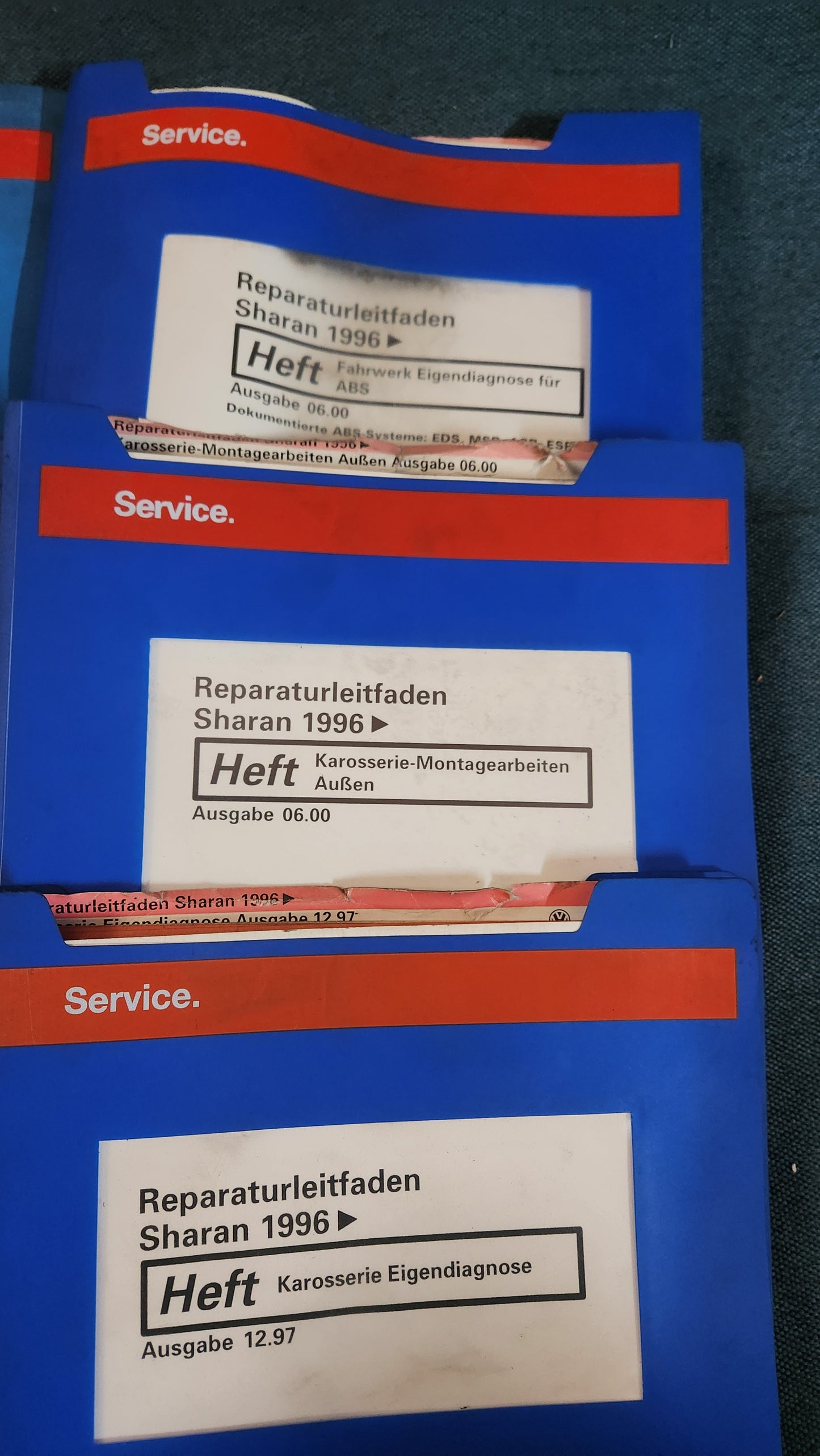 VW Sharan Repair Manual Workshop Book