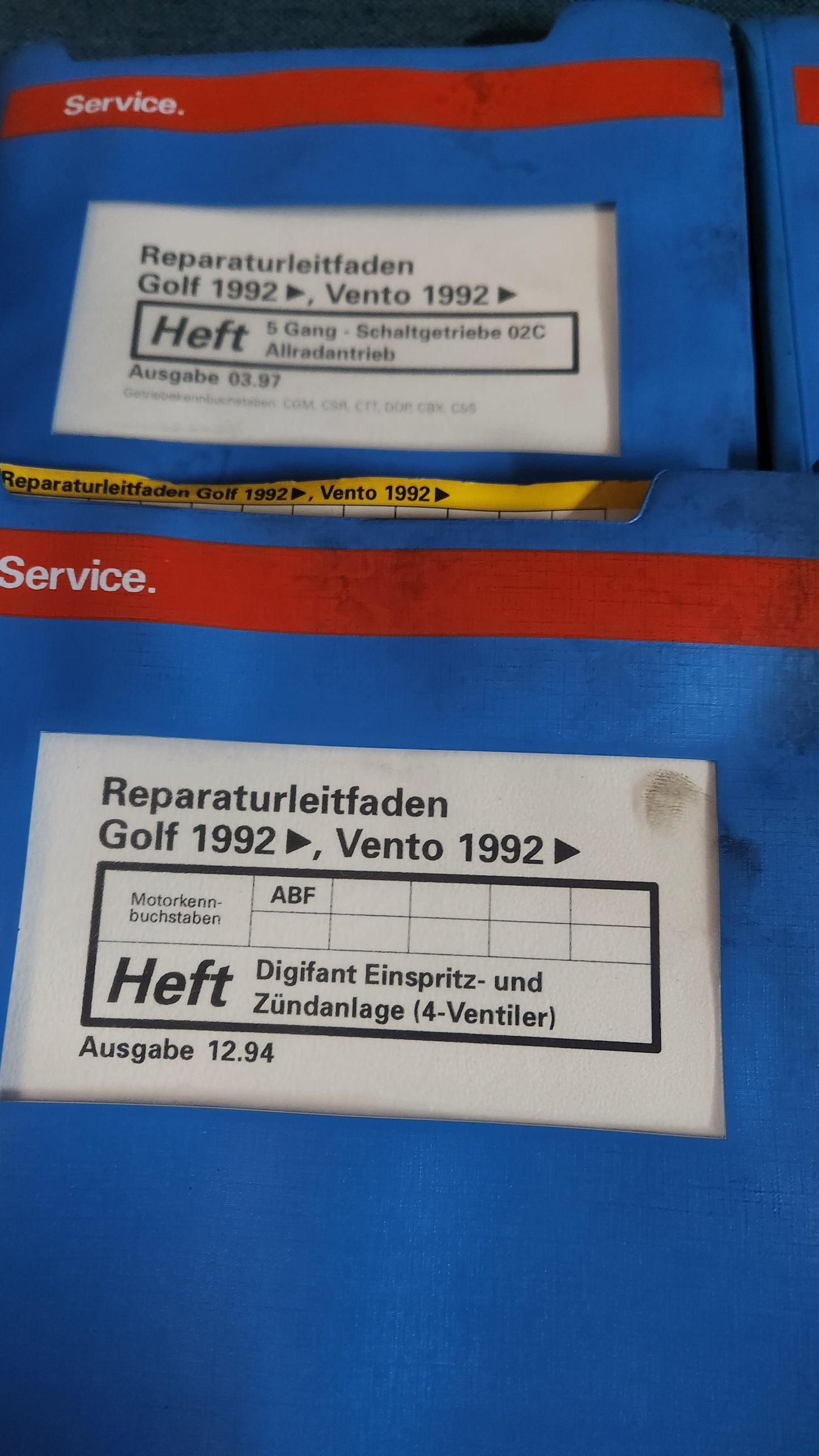 Golf 3/Vento Reparaturleitfaden Werkstattbuch